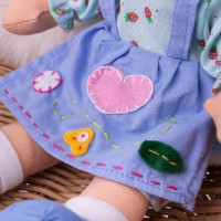 Bigjigs Toys Látková panenka Grace 28 cm