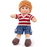 Bigjigs Toys Látková panenka Harry 28 cm