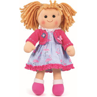 Bigjigs Toys Látková panenka Maggie 34cm