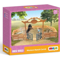 Mojo Westernový ranč Corral s koněm a kovbojem