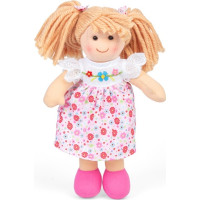 Bigjigs Toys Látková panenka Georgia - malá 25 cm