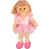 Bigjigs Toys Látková panenka Lily 28 cm
