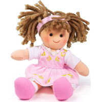 Bigjigs Toys Látková panenka Rose 28 cm