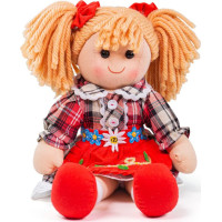 Bigjigs Toys Látková panenka Mandie 34 cm