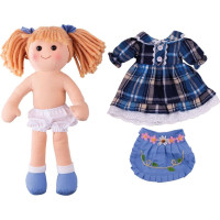 Bigjigs Toys Látková panenka Katie 34 cm