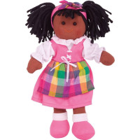 Bigjigs Toys Látková panenka Jessika 28 cm