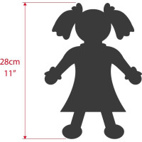 Bigjigs Toys Látková panenka Jessika 28 cm