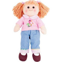 Bigjigs Toys Látková panenka Molly 38 cm