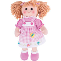 Bigjigs Toys Látková panenka Eva 34 cm