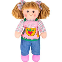 Bigjigs Toys Látková panenka Elsie 34cm