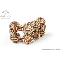 Ugears 3D dřevěné mechanické puzzle Kostka Flexi