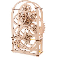 Ugears 3D dřevěné mechanické puzzle Hodinový strojek
