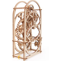 Ugears 3D dřevěné mechanické puzzle Hodinový strojek