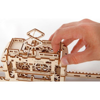 Ugears 3D dřevěné mechanické puzzle Kabinová lanovka s tratí