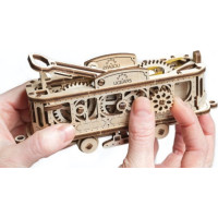 Ugears 3D dřevěné mechanické puzzle Mechanical Town tramvajová linka