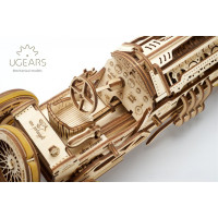 Ugears 3D dřevěné mechanické puzzle U9 Auto (Grand Prix)