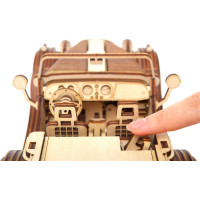 Ugears 3D dřevěné mechanické puzzle VM-01 Auto (roadster)