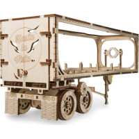 Ugears 3D dřevěné mechanické puzzle Návěs pro tahač Heavy Boy