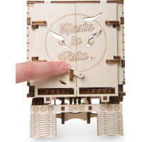 Ugears 3D dřevěné mechanické puzzle Návěs pro tahač Heavy Boy
