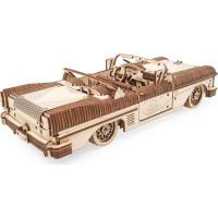 Ugears 3D dřevěné mechanické puzzle VM-05 Auto (50's convertible)