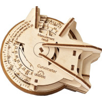Ugears 3D dřevěné mechanické puzzle STEM křivkoměr (opisometr)