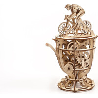 Ugears 3D dřevěné mechanické puzzle Samohybný cyklista