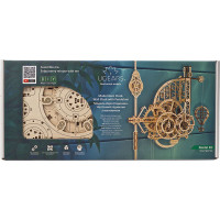 Ugears 3D dřevěné mechanické puzzle Nástěnné hodiny Aero