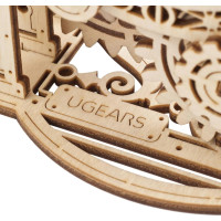 Ugears 3D dřevěné mechanické puzzle Dekorační budík