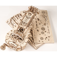 Ugears 3D dřevěné mechanické puzzle Niněra (Hurdy-Gurdy)