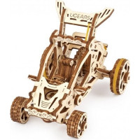 Ugears 3D dřevěné mechanické puzzle Mini bugina
