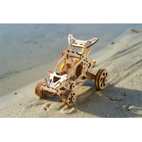 Ugears 3D dřevěné mechanické puzzle Mini bugina