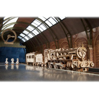 Ugears 3D dřevěné mechanické puzzle Harry Potter Bradavický expres