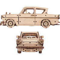 Ugears 3D dřevěné mechanické puzzle Harry Potter Létající Ford Anglia
