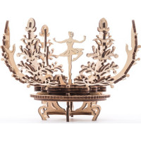 Ugears 3D dřevěné mechanické puzzle Květina