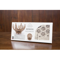 Ugears 3D dřevěné mechanické puzzle Květina