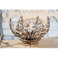 Ugears 3D dřevěné mechanické puzzle Květina