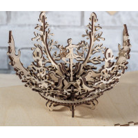 Ugears 3D dřevěné mechanické puzzle Květina
