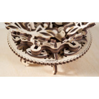 Ugears 3D dřevěné mechanické puzzle Květina