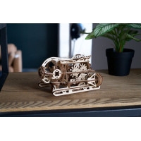 Ugears 3D dřevěné mechanické puzzle Steampunková ponorka