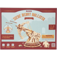 RoboTime 3D dřevěné mechanické puzzle Obléhací balista