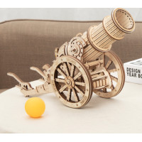 RoboTime 3D dřevěné mechanické puzzle Obléhací kanón
