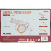 RoboTime 3D dřevěné mechanické puzzle Obléhací kanón