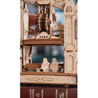 RoboTime 3D dřevěné mechanické puzzle Tiskařský lis