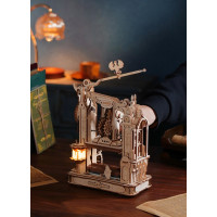 RoboTime 3D dřevěné mechanické puzzle Tiskařský lis