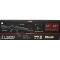 RoboTime 3D Dřevěné mechanické puzzle Útočná puška AK-47