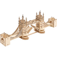 RoboTime dřevěné 3D puzzle most Tower Bridge svítící