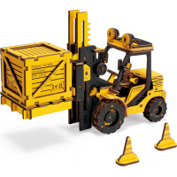 RoboTime dřevěné 3D puzzle Vysokozdvižný vozík