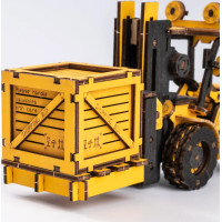 RoboTime dřevěné 3D puzzle Vysokozdvižný vozík