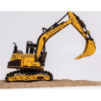 RoboTime dřevěné 3D puzzle Bagr
