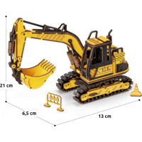 RoboTime dřevěné 3D puzzle Bagr